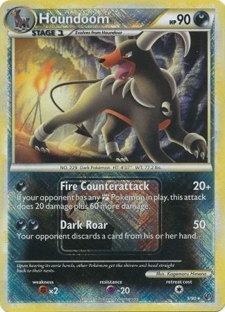 Houndoom (5/90) (League Promo) [HeartGold & SoulSilver: Undaunted] | Pegasus Games WI