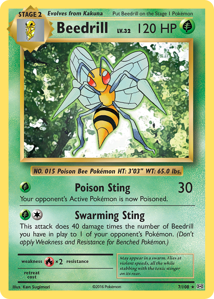 Beedrill (7/108) [XY: Evolutions] | Pegasus Games WI