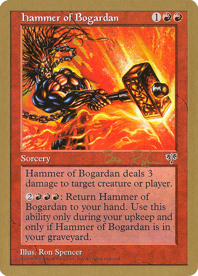 Hammer of Bogardan (Ben Rubin) [World Championship Decks 1998] | Pegasus Games WI