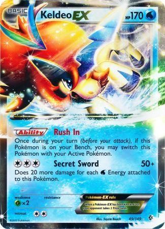 Keldeo EX (49/149) (Jumbo Card) [Black & White: Boundaries Crossed] | Pegasus Games WI