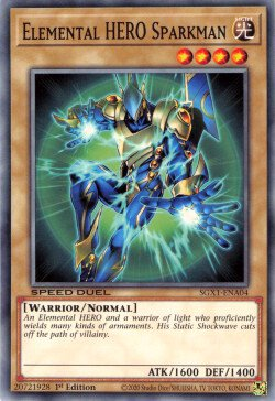 Elemental HERO Sparkman [SGX1-ENA04] Common | Pegasus Games WI