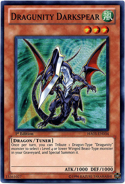 Dragunity Darkspear [HA03-EN034] Super Rare | Pegasus Games WI