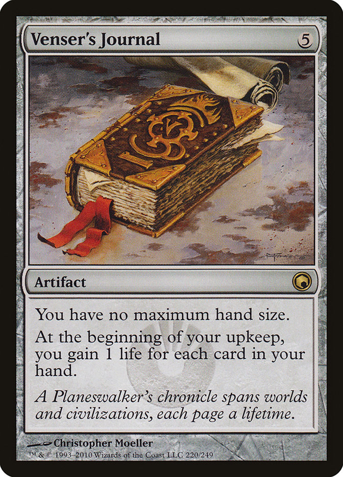 Venser's Journal [Scars of Mirrodin] | Pegasus Games WI