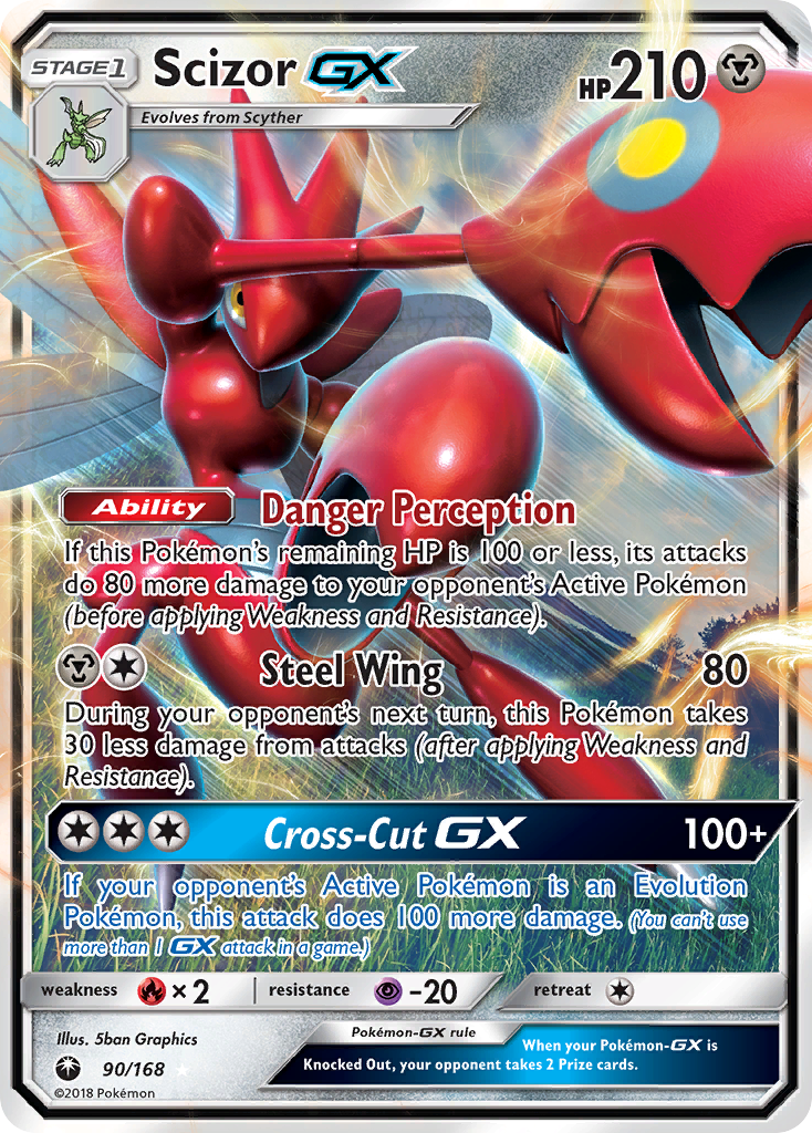 Scizor GX (90/168) [Sun & Moon: Celestial Storm] | Pegasus Games WI