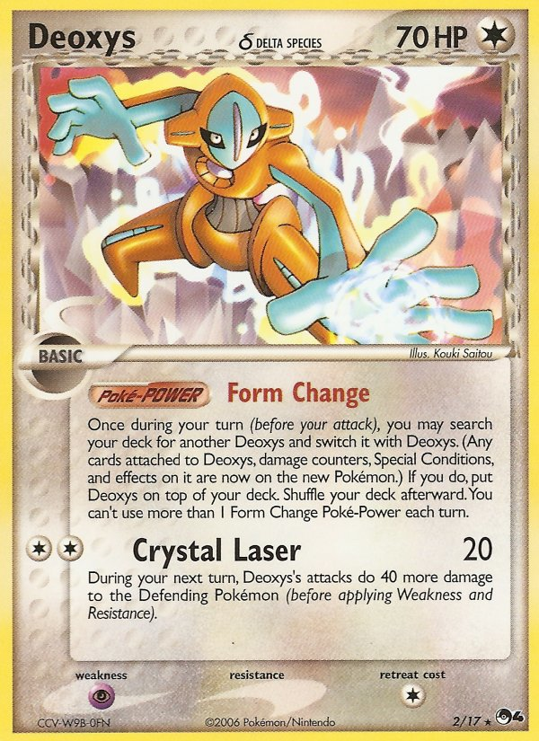 Deoxys (2/17) (Delta Species) [POP Series 4] | Pegasus Games WI