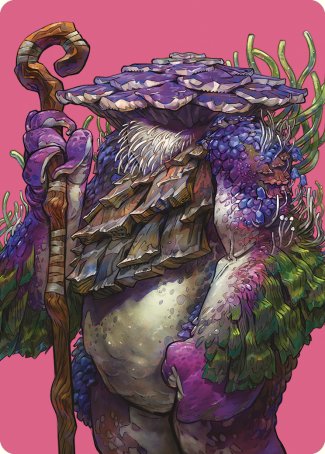 Slimefoot, the Stowaway Art Card [Commander Masters Art Series] | Pegasus Games WI