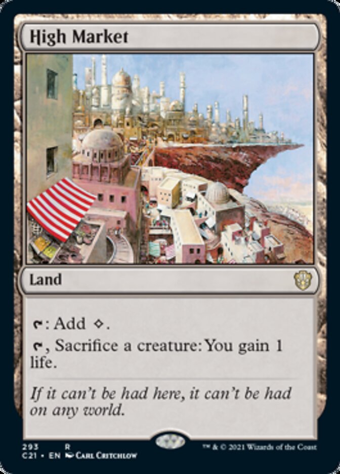 High Market [Commander 2021] | Pegasus Games WI