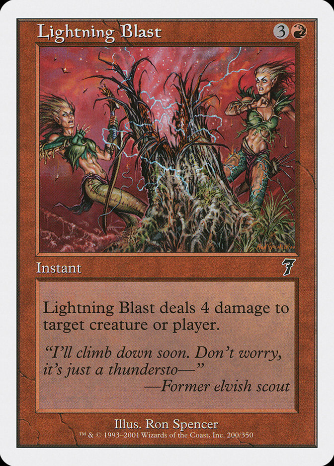 Lightning Blast [Seventh Edition] | Pegasus Games WI