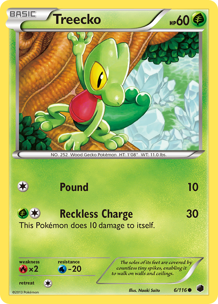 Treecko (6/116) [Black & White: Plasma Freeze] | Pegasus Games WI