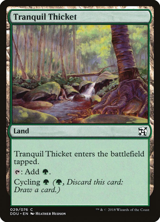 Tranquil Thicket [Duel Decks: Elves vs. Inventors] | Pegasus Games WI