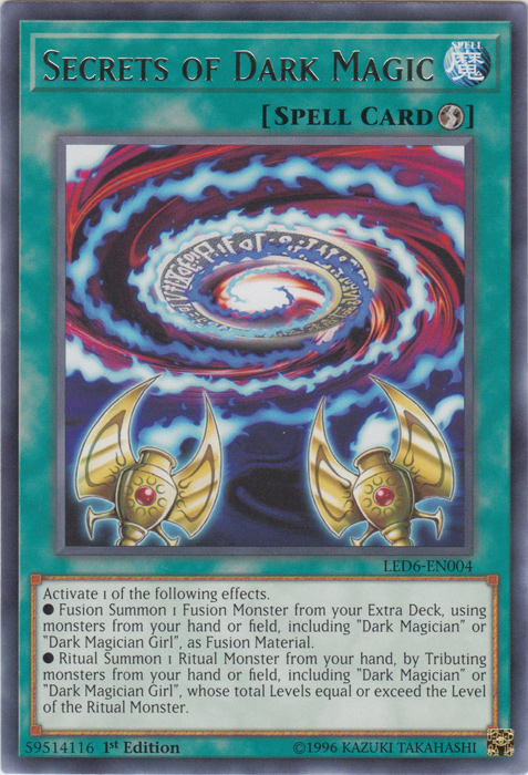 Secrets of Dark Magic [LED6-EN004] Rare | Pegasus Games WI