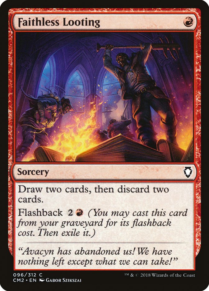 Faithless Looting [Commander Anthology Volume II] | Pegasus Games WI