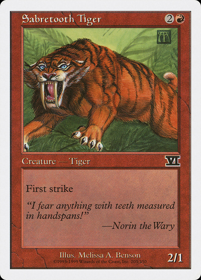 Sabretooth Tiger [Classic Sixth Edition] | Pegasus Games WI