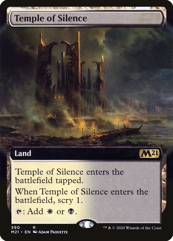 Temple of Silence (Extended Art) [Core Set 2021] | Pegasus Games WI