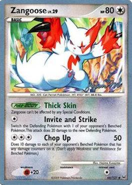 Zangoose LV.29 (66/127) (Queengar - Jason Martinez) [World Championships 2009] | Pegasus Games WI