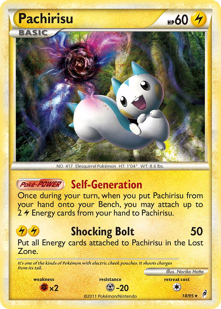 Pachirisu (18/95) [HeartGold & SoulSilver: Call of Legends] | Pegasus Games WI