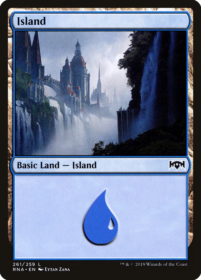 Island (261) [Ravnica Allegiance] | Pegasus Games WI