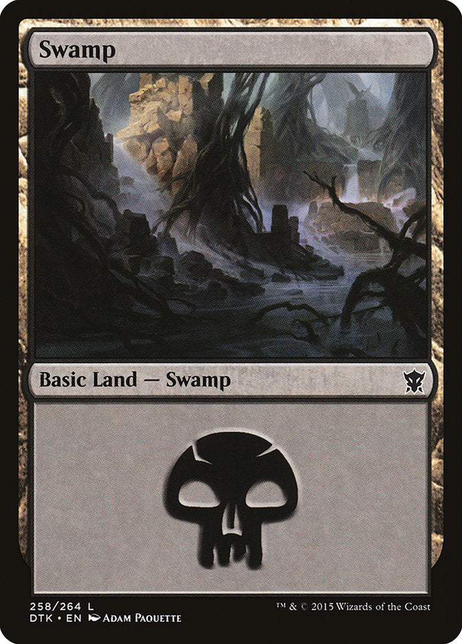 Swamp (258) [Dragons of Tarkir] | Pegasus Games WI