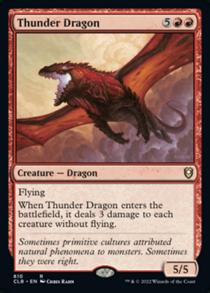 Thunder Dragon [Commander Legends: Battle for Baldur's Gate] | Pegasus Games WI