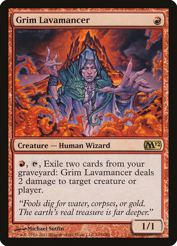 Grim Lavamancer [Magic 2012] | Pegasus Games WI