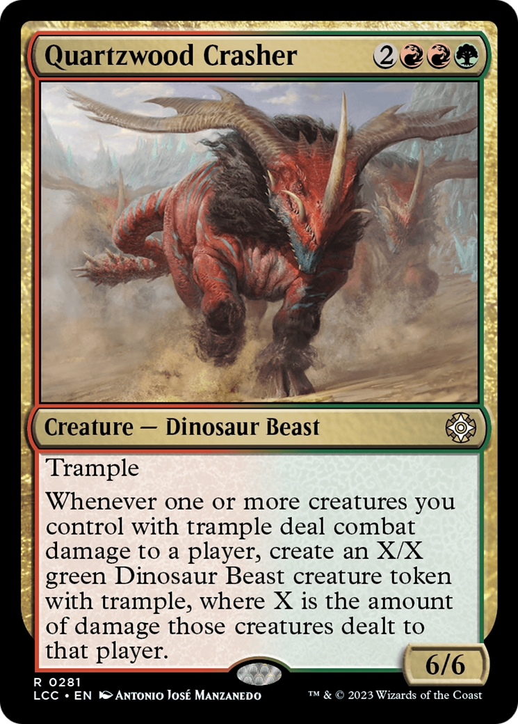 Quartzwood Crasher [The Lost Caverns of Ixalan Commander] | Pegasus Games WI