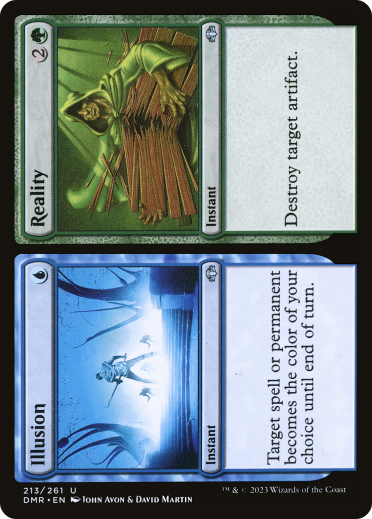 Illusion // Reality [Dominaria Remastered] | Pegasus Games WI