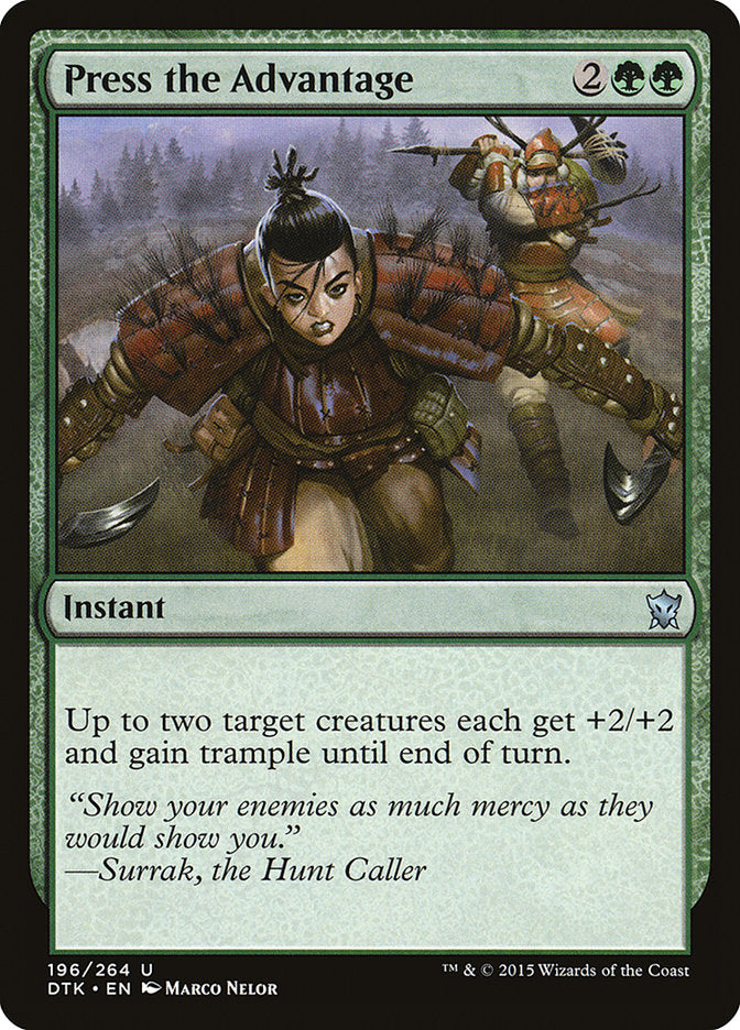 Press the Advantage [Dragons of Tarkir] | Pegasus Games WI