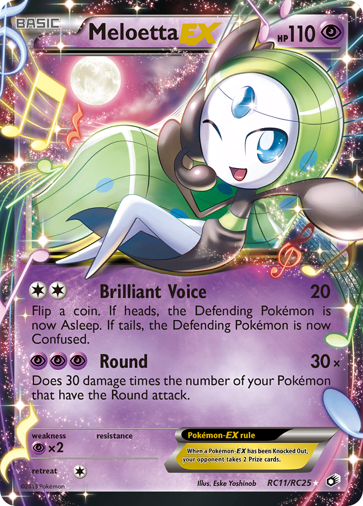 Meloetta EX (RC11/RC25) [Black & White: Legendary Treasures] | Pegasus Games WI