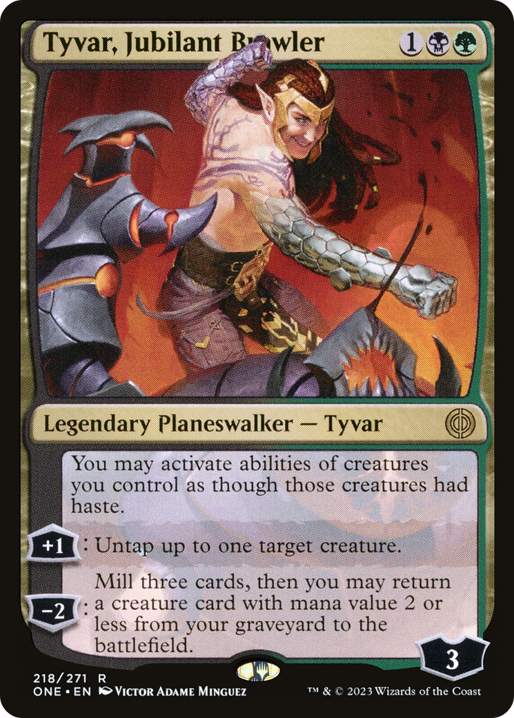Tyvar, Jubilant Brawler [Phyrexia: All Will Be One] | Pegasus Games WI