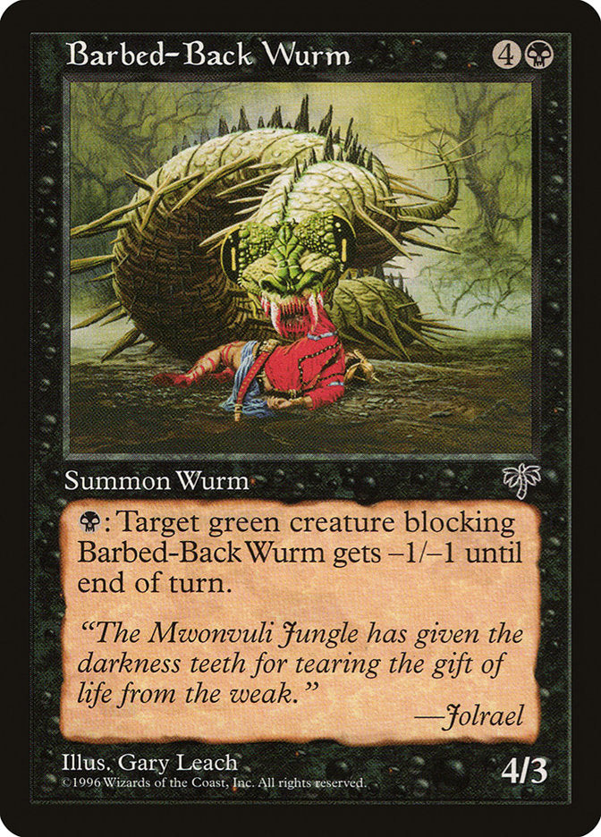 Barbed-Back Wurm [Mirage] | Pegasus Games WI