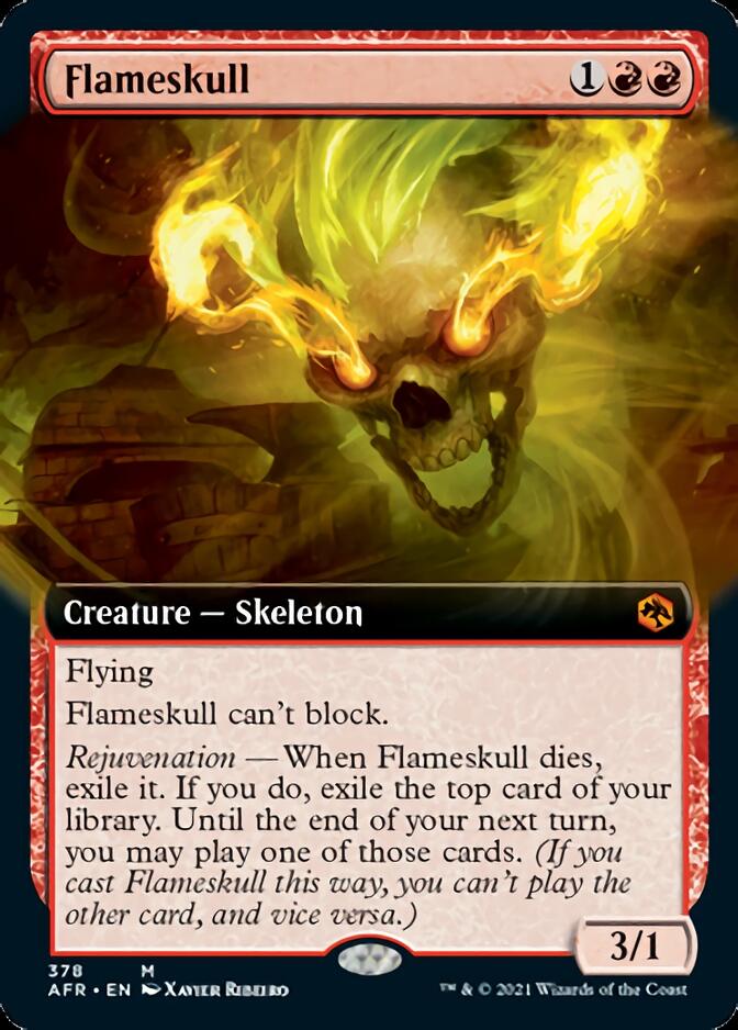 Flameskull (Extended Art) [Dungeons & Dragons: Adventures in the Forgotten Realms] | Pegasus Games WI