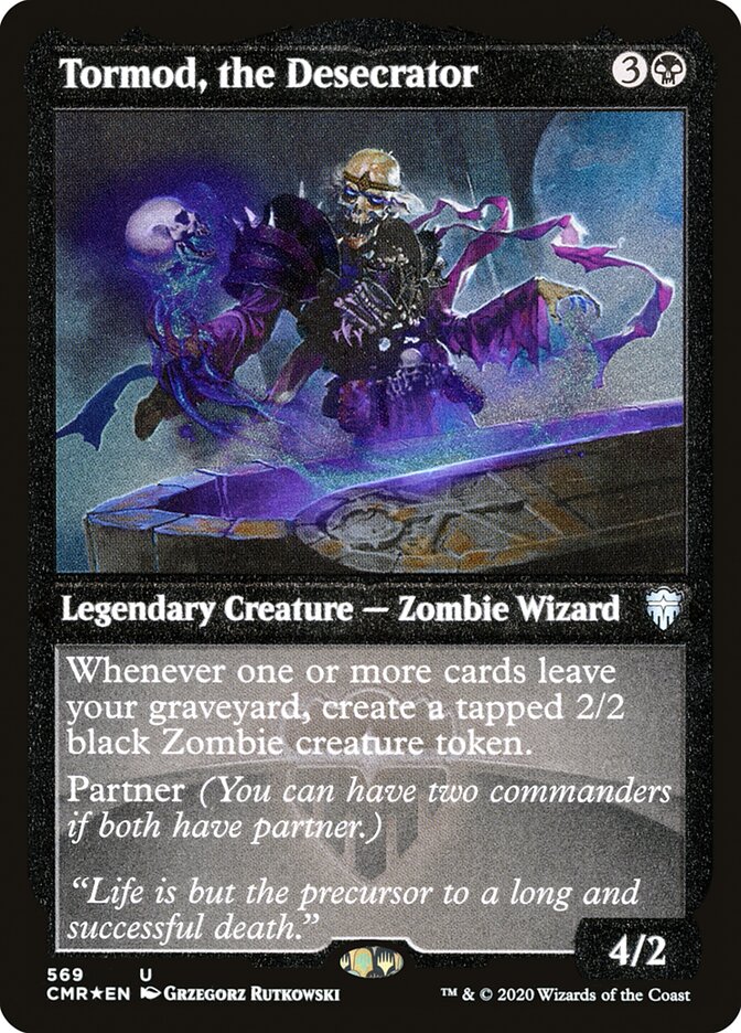Tormod, the Desecrator (Etched) [Commander Legends] | Pegasus Games WI