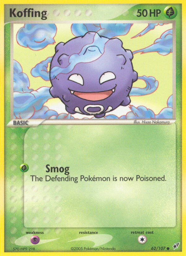 Koffing (62/107) [EX: Deoxys] | Pegasus Games WI