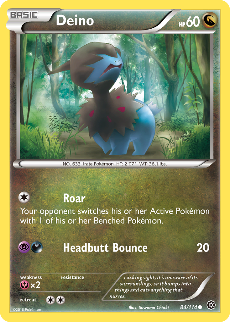 Deino (84/114) [XY: Steam Siege] | Pegasus Games WI