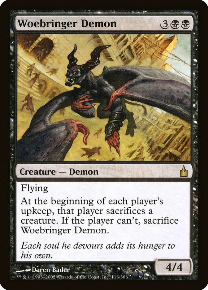 Woebringer Demon [Ravnica: City of Guilds] | Pegasus Games WI