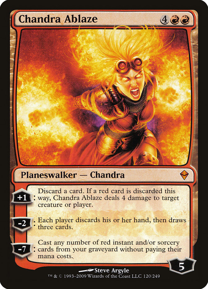 Chandra Ablaze [Zendikar] | Pegasus Games WI