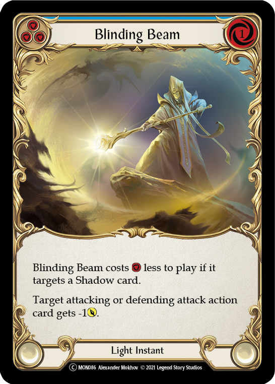 Blinding Beam (Blue) [U-MON086] Unlimited Normal | Pegasus Games WI