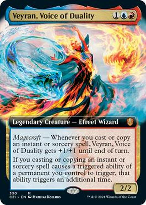 Veyran, Voice of Duality (Extended Art) [Commander 2021] | Pegasus Games WI