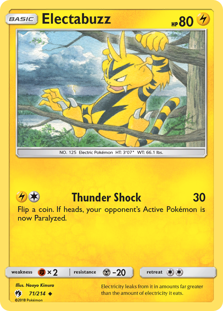 Electabuzz (71/214) [Sun & Moon: Lost Thunder] | Pegasus Games WI