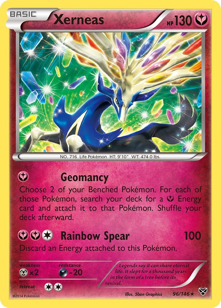 Xerneas (96/146) (Theme Deck Exclusive) [XY: Base Set] | Pegasus Games WI