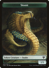 Beast (010) // Snake Double-Sided Token [Commander 2020 Tokens] | Pegasus Games WI