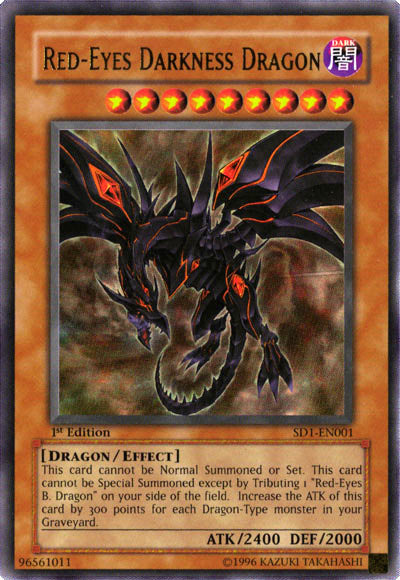 Red-Eyes Darkness Dragon [SD1-EN001] Ultra Rare | Pegasus Games WI