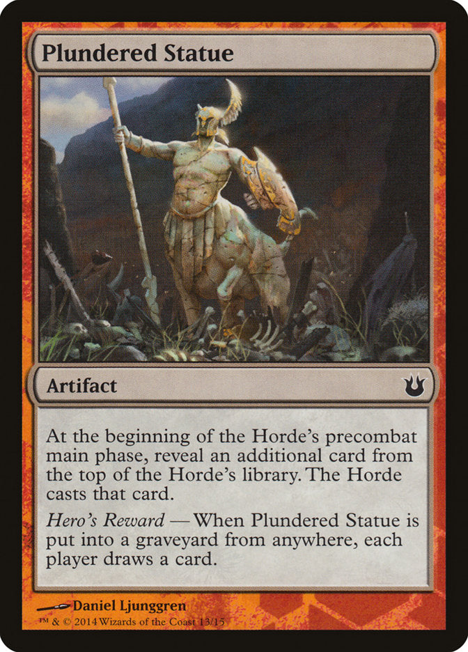 Plundered Statue [Born of the Gods Battle the Horde] | Pegasus Games WI