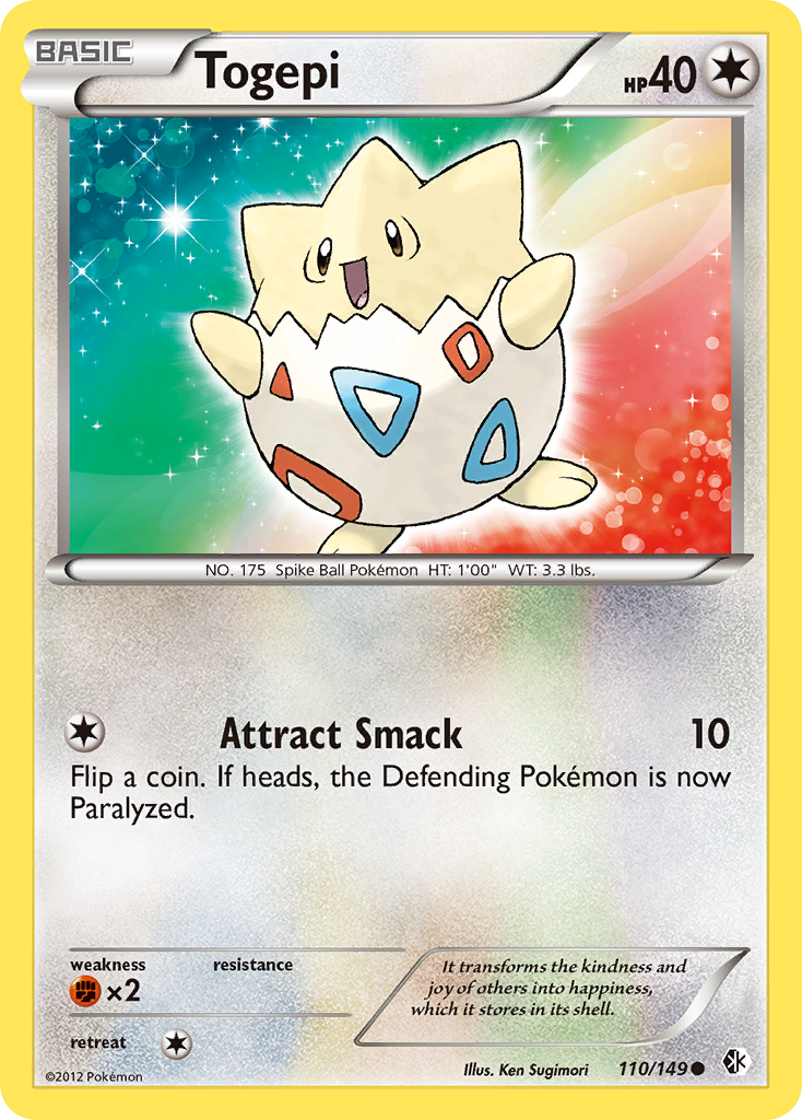 Togepi (110/149) [Black & White: Boundaries Crossed] | Pegasus Games WI