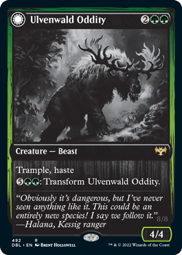 Ulvenwald Oddity // Ulvenwald Behemoth [Innistrad: Double Feature] | Pegasus Games WI