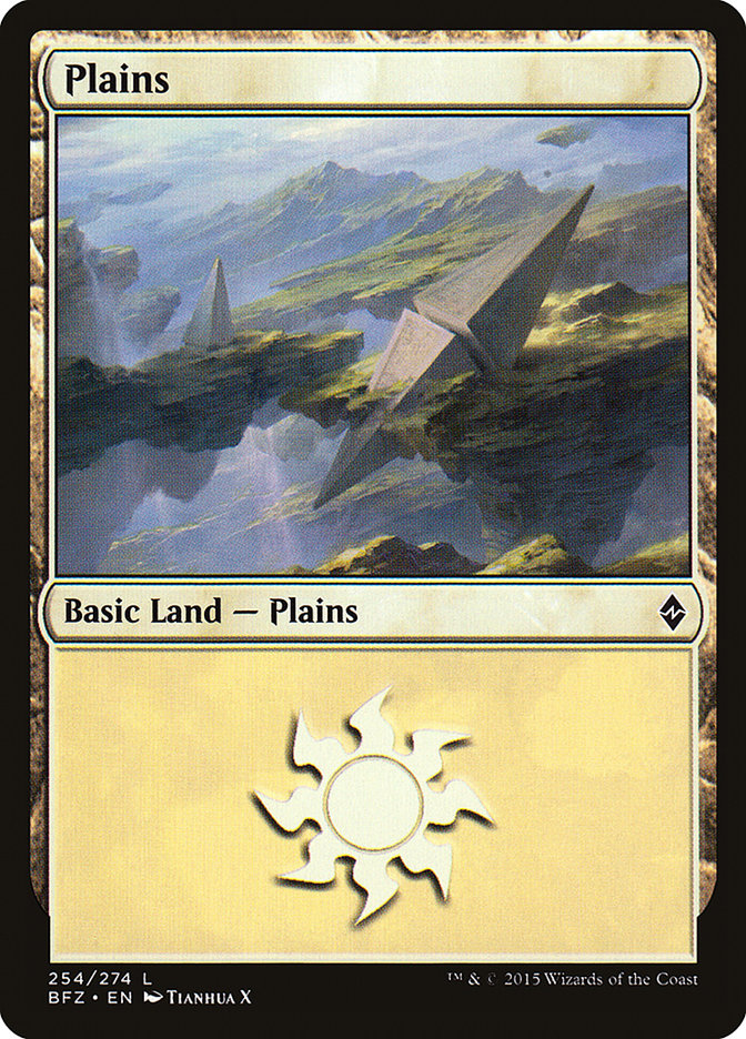 Plains (254) [Battle for Zendikar] | Pegasus Games WI