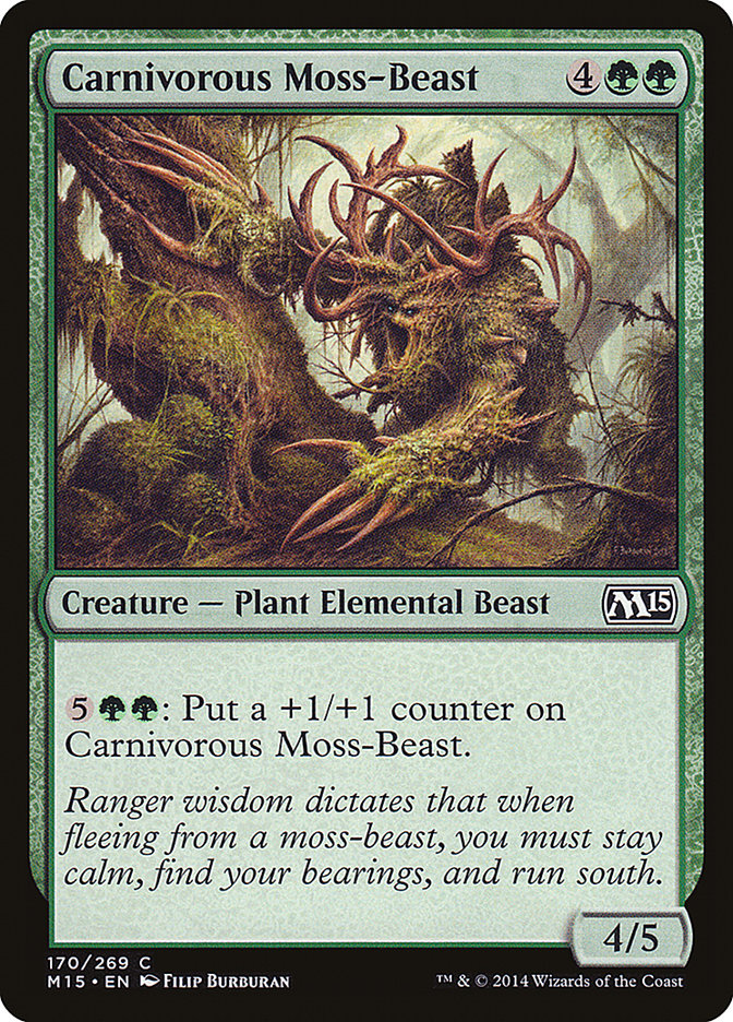 Carnivorous Moss-Beast [Magic 2015] | Pegasus Games WI