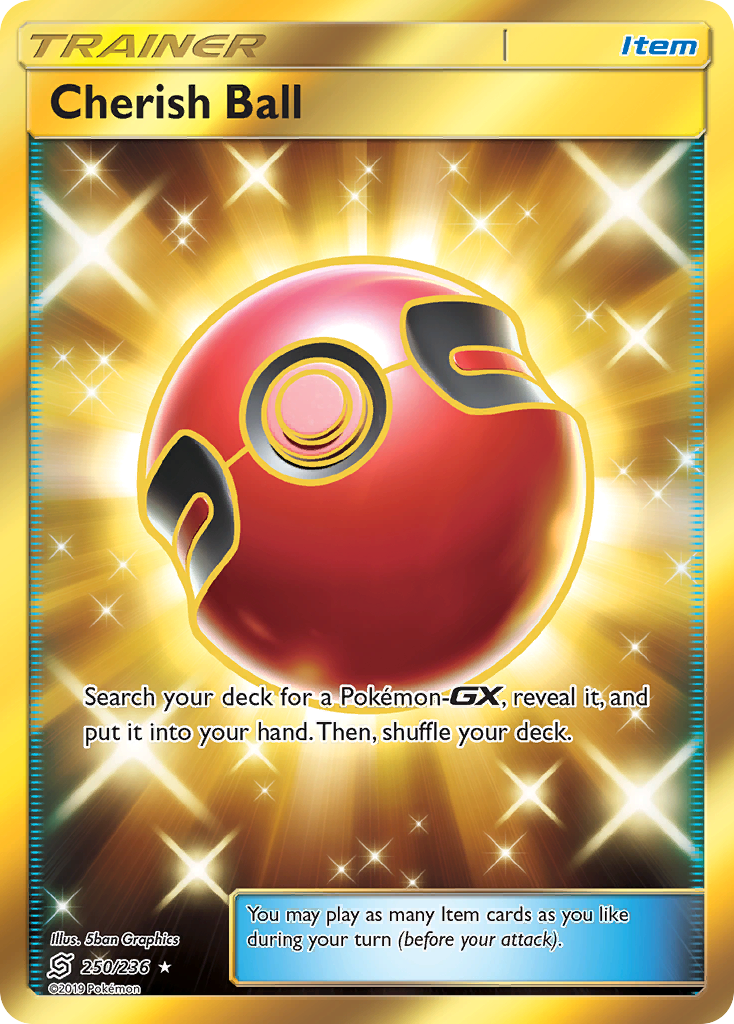Cherish Ball (250/236) [Sun & Moon: Unified Minds] | Pegasus Games WI