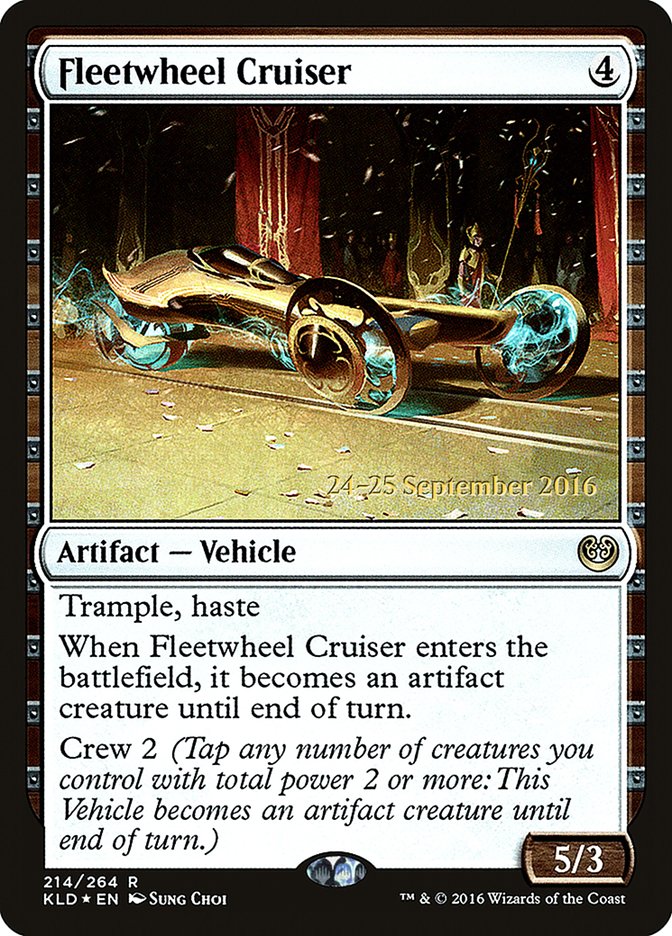 Fleetwheel Cruiser [Kaladesh Prerelease Promos] | Pegasus Games WI