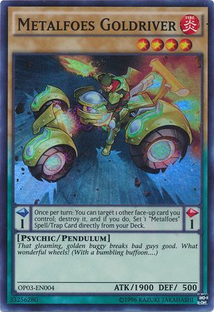 Metalfoes Goldriver [OP03-EN004] Super Rare | Pegasus Games WI